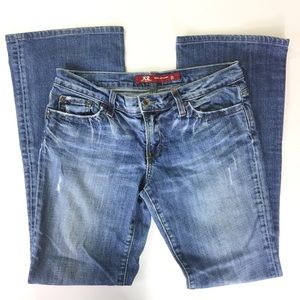 X2 Denim Lab Womens Jeans Sz 28 Distressed